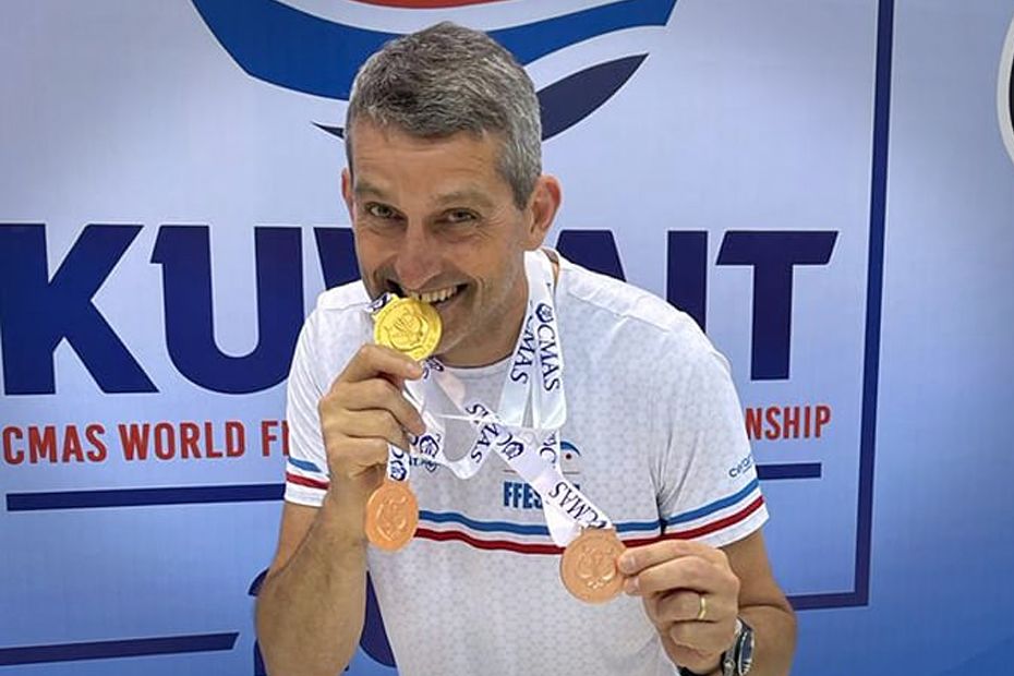 “Normand Arnauld Manner Wins Gold at Indoor Freediving World Championships”