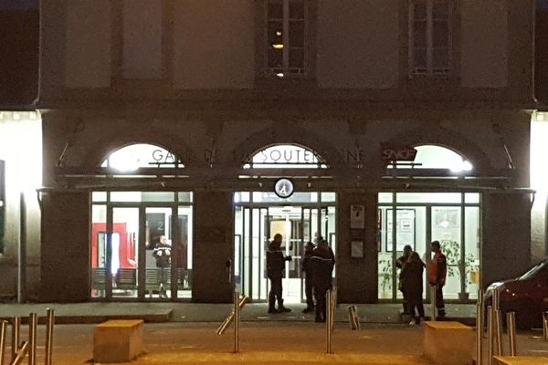 La gare de La Souterraine sécurisée par les gendarmes, le 27/10/18