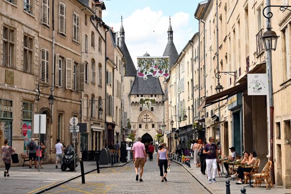 Le quartier de la vieille ville de Nancy.