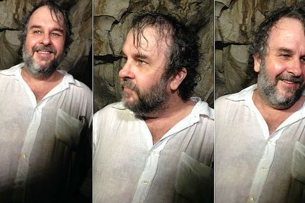 Peter Jackson, lors de sa visite à Arras. 