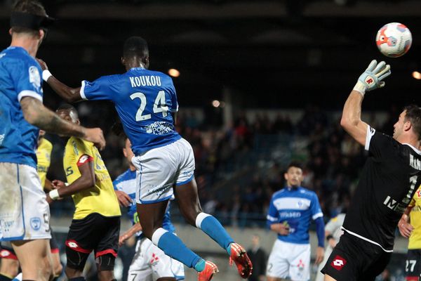 Le match entre Niort et Sochaux s'est terminé sur un score nul, 1 à 1