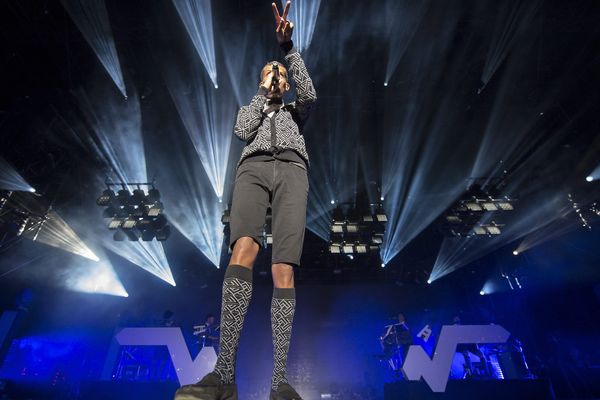 Stromae au Paléo Festival de Nyon, en Suisse, le 23 juillet.