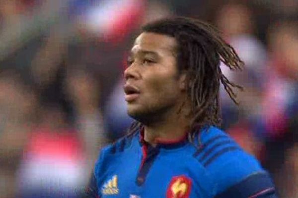 Teddy Thomas lors du match France-Australie.