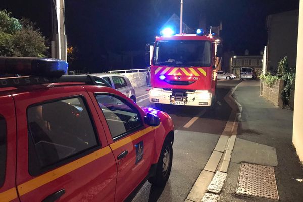 L'accident s'est produit sur les rails situés près du Pont Saint-Vincent