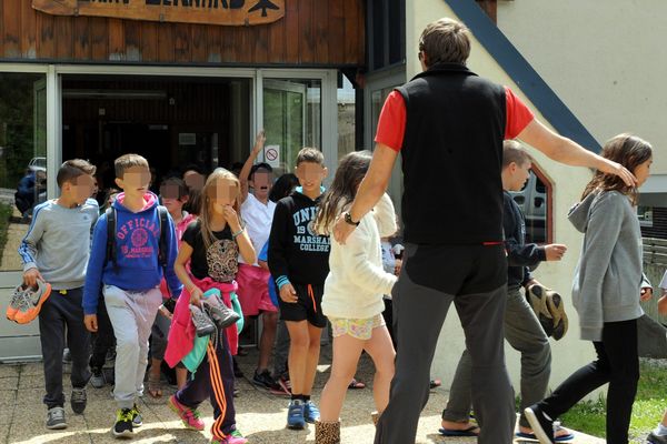 L'évacuation des enfants