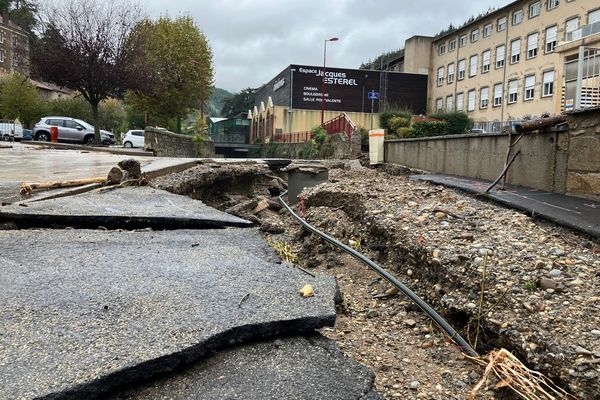 Des dégâts ont été constatés dans la commune de Bourg-Argental, ce jeudi 17 octobre.