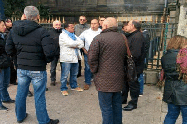 Les fonctionnaires de police aujourd'hui devant le tribunal de Limoges