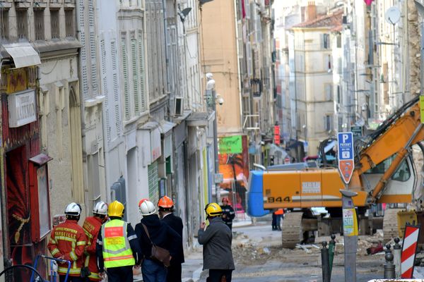 Rue d'Aubagne, le 12 novembre 2018.