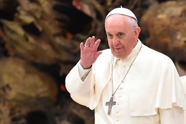 Le Pape François lors d'une cérémonie à la Cité du Vatican, le 4 octobre 2014.