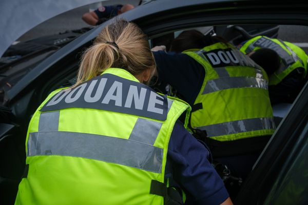 La saisie des douanes a eu lieu à hauteur de la commune de Burnhaupt-le-Bas, dans le Haut-Rhin