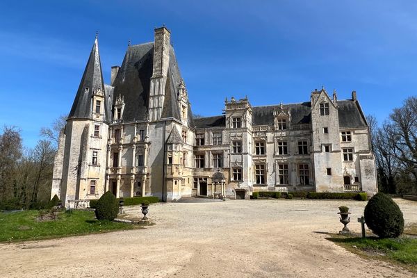 Le Château de Fontaine-Henry (14), où des scènes du film "Les Trois Mousquetaires" ont été tournées en 2021.