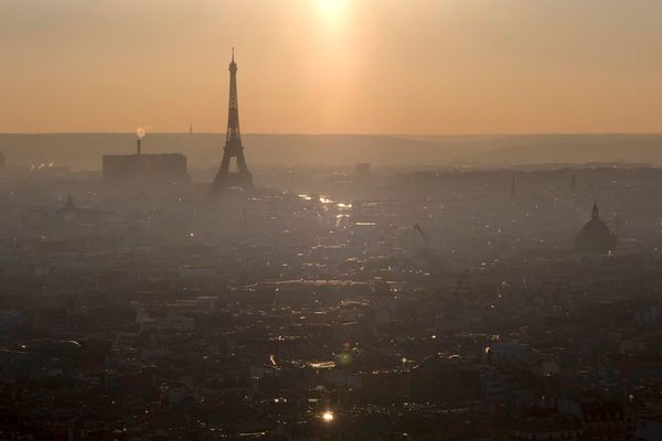 Paris, le 24 janvier dernier, la veille d’un pic de pollution aux particules fines.