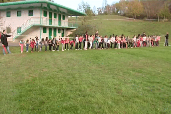 Le cross de l'USEP ce matin à Faugeras, à Limoges, maintenu selon les directives de l'inspection académique.