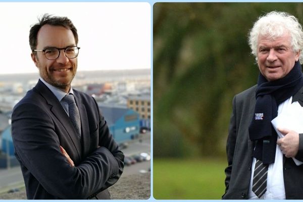 Thierry Fayret et François Cuillandre, les deux candidats à l'investiture PS aux élections municipales de Brest