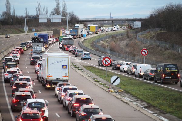 Une opération escargot est prévue, dès 7h, sur les autoroutes autour de Strasbourg contre la réforme des retraites