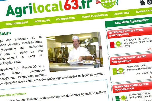 Acheteurs et producteurs locaux accèdent sur internet à la plate-forme Agrilocal 63 pour un circuit de proximité.