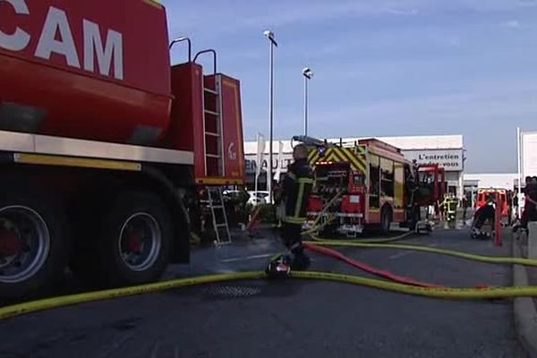 Incendie garage Renault Montpellier