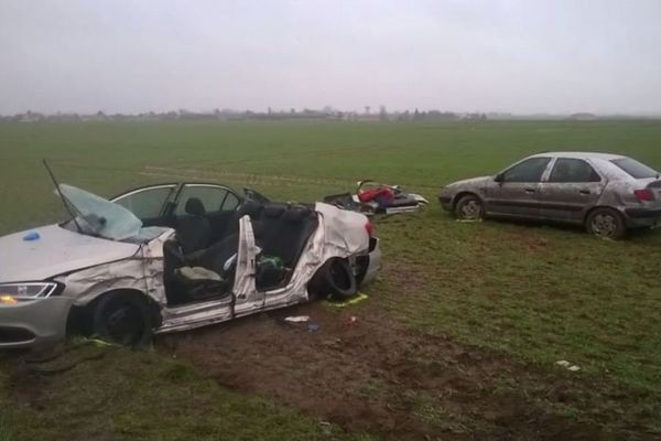 Accident sur la RN2