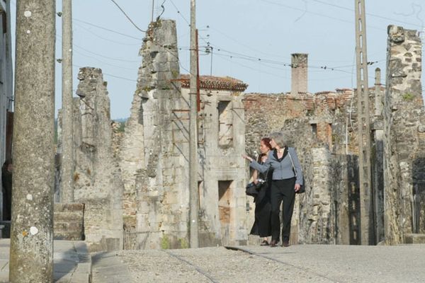 Les ruines d'Oradour-sur-Glane 