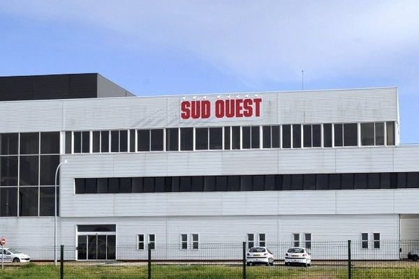 L'imprimerie du journal Sud-Ouest à Bordeaux.