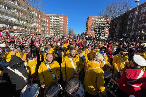 10.000 personnes se sont déplacées à l'occasion du carnaval de Dunkerque. 