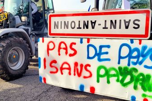 Illustration- Lors des précédentes manifestations les tracteurs des agriculteurs en colère étaient entrés dans les villes comme ici à Nice.