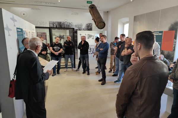 Une vingtaine de salariés de la Bundeswehr en visite au Musée la résistance