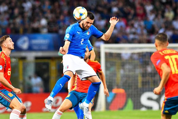 Arturo Calabresi avec la sélection nationale italienne U21 en juin 2019