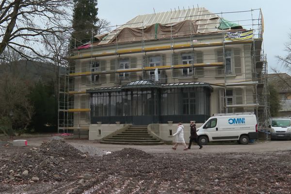 La villa Schlumpf, à Malmerspach (Haut-Rhin), est en cours de rénovation.