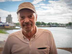 Alan Stivell heureux d'être aux Francofolies "une obligation naturelle" pour l'artiste le plus célèbre de l musique bretonne.