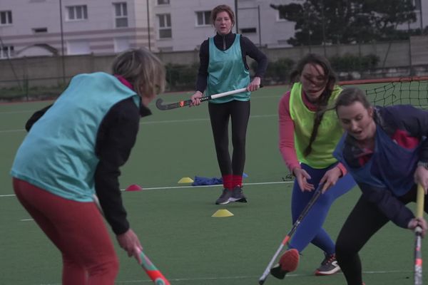 Entrainement de hockey sur gazon du SCA