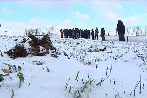 Le 16 janvier, les pieds dans la neige, le nouveau président de la région Auvergne Rhône Alpes a consacré sa première visite dans le Cantal à l'agriculture et à la lutte contre les rats taupiers qui ravagent les champs.