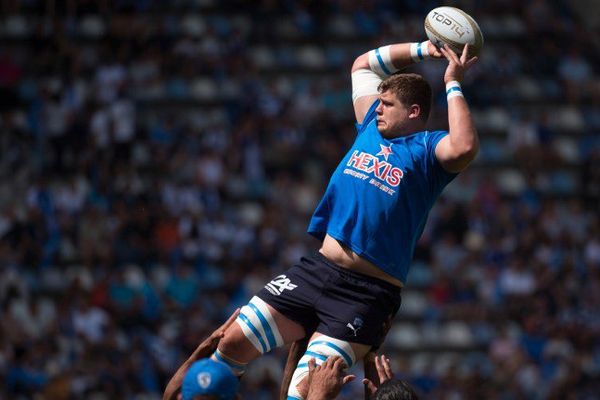 Paul Willemse, joueur de Montpellier lors de ce match face à Castres.