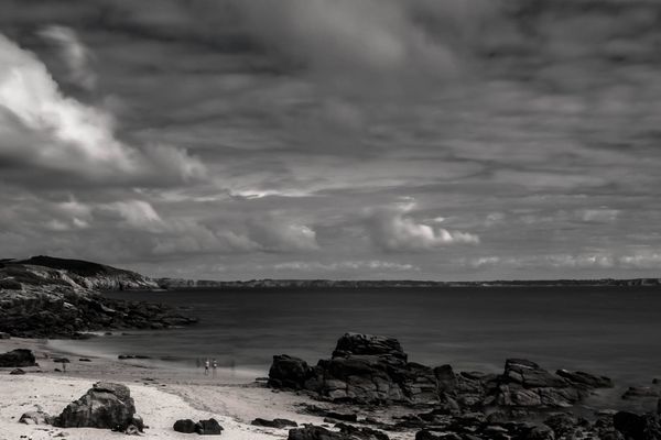 Temps couvert à la plage de Tregana, Locamaria-Plouzané (29)