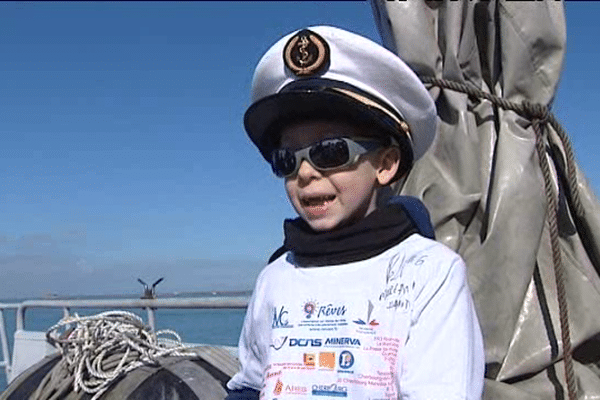 L'association Rêves a choisi d'embarquer les enfants sur le patrouilleur de la marine nationale à Cherbourg.