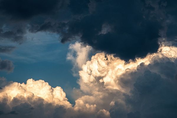 Ciel annonçant les averses orageuses