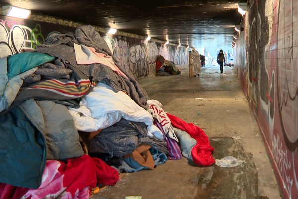 Près de 250 vivaient sous le tunnel Sigmund Freud dans le XIXe arrondissement de Paris.