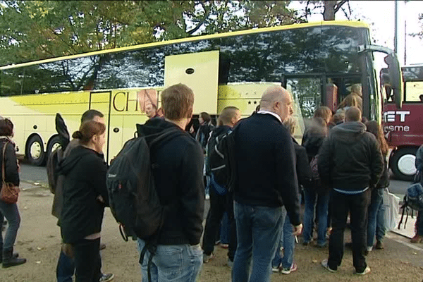 Dix bus sont partis d'Ille et Vilaine pour participer à la manifestation parisienne contre la loi travail