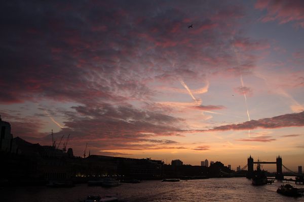 Londres sous le soleil de printemps.