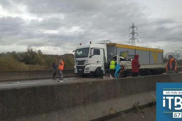 Un accident impliquant un camion et une camionnette sur la RN353.