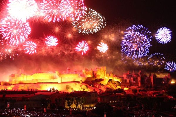 Feu d'artifice à Carcassonne