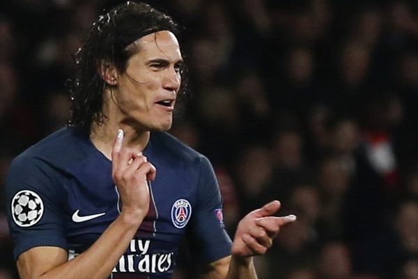 L'Uruguayen Edinson Cavani, joueur du PSG, en 2016.