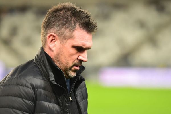 Jocelyn Gourvennec, entraîneur de l'En Avant de Guingamp