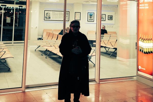 Carrie Fisher avait posté sur Twitter cette photo, prise à Calais, le 21 décembre.