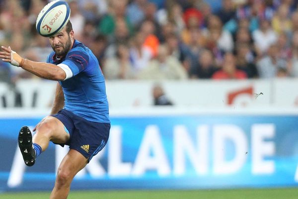 Août 2015. Match de préparation contre l 'Angleterre avant la coupe du monde de rugby. 