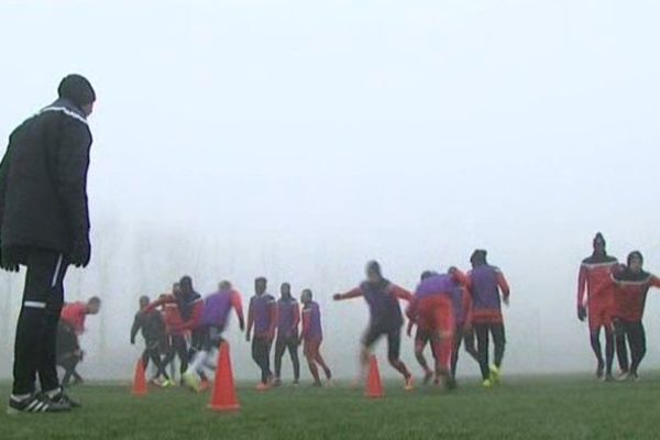 Photo de l'entraînement du FC Chambly