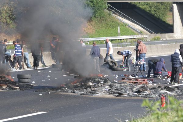 Les gens du voyage avaient bloqué l'autoroute A1 le 29 août dernier à hauteur de Roye (Somme).