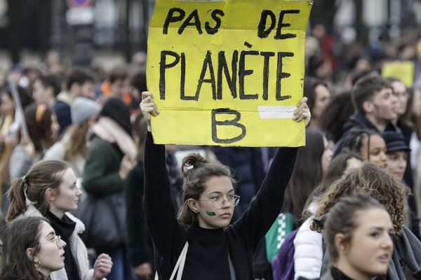 Plusieurs dizaines de milliers de personnes sont descendues dans les rues parisiennes vendredi 15 mars 2019 pour sensibiliser à la question climatique.