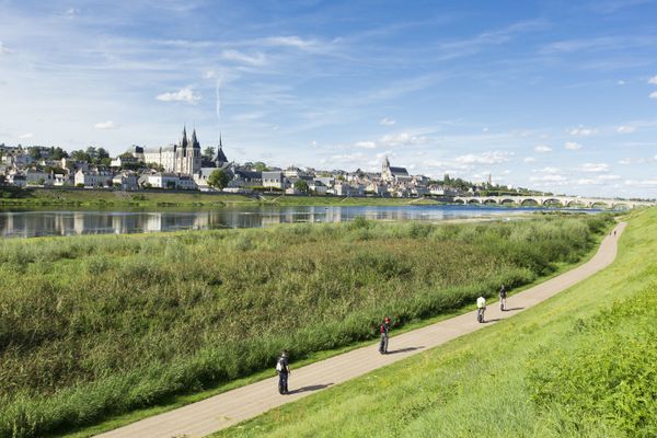 La vallée de la Loire à Blois, en Loir-et-Cher.