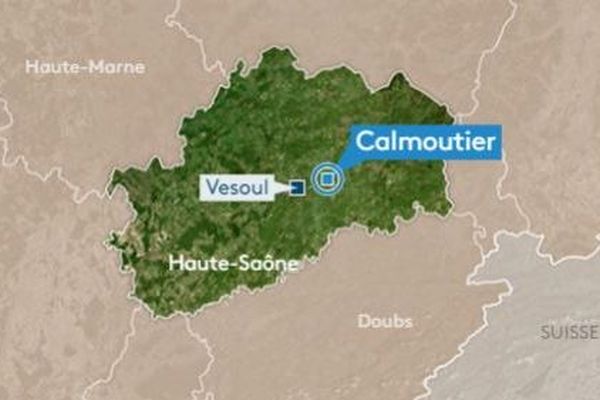 L'accident s'est déroulé sur la RN 19 à proximité de Calmoutier.